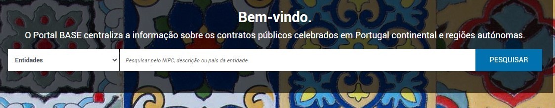 Obter informações de uma empresa: celebração de contratos com entidades públicas